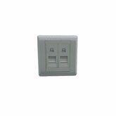 Taili Apex 2 Gang RJ45 Socket CAT6 - White